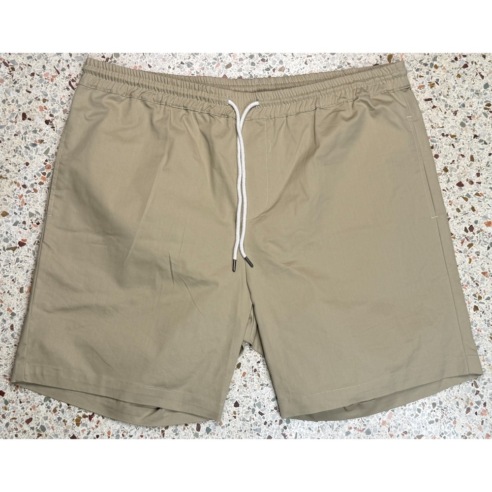Velvet‎ By Graham & Spencer Men's Beige Drawstring Waist Shorts Size 2X